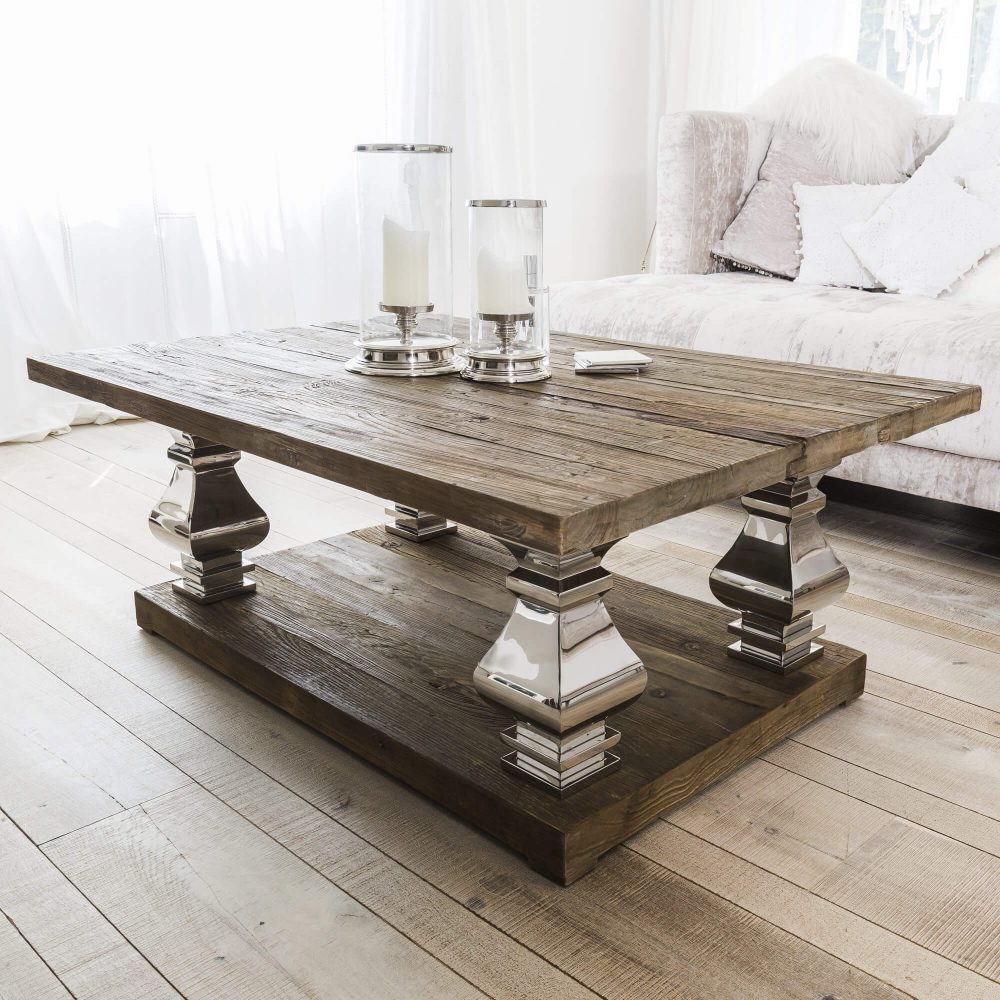 Aspen Reclaimed Elm Coffee Table - Image 4