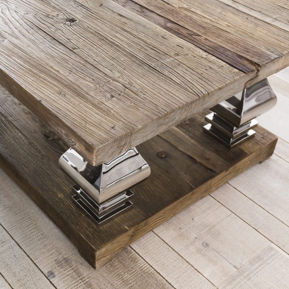 Aspen Reclaimed Elm Coffee Table - Image 6