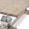2m Solid Elm Refectory Dining Table - Image 5