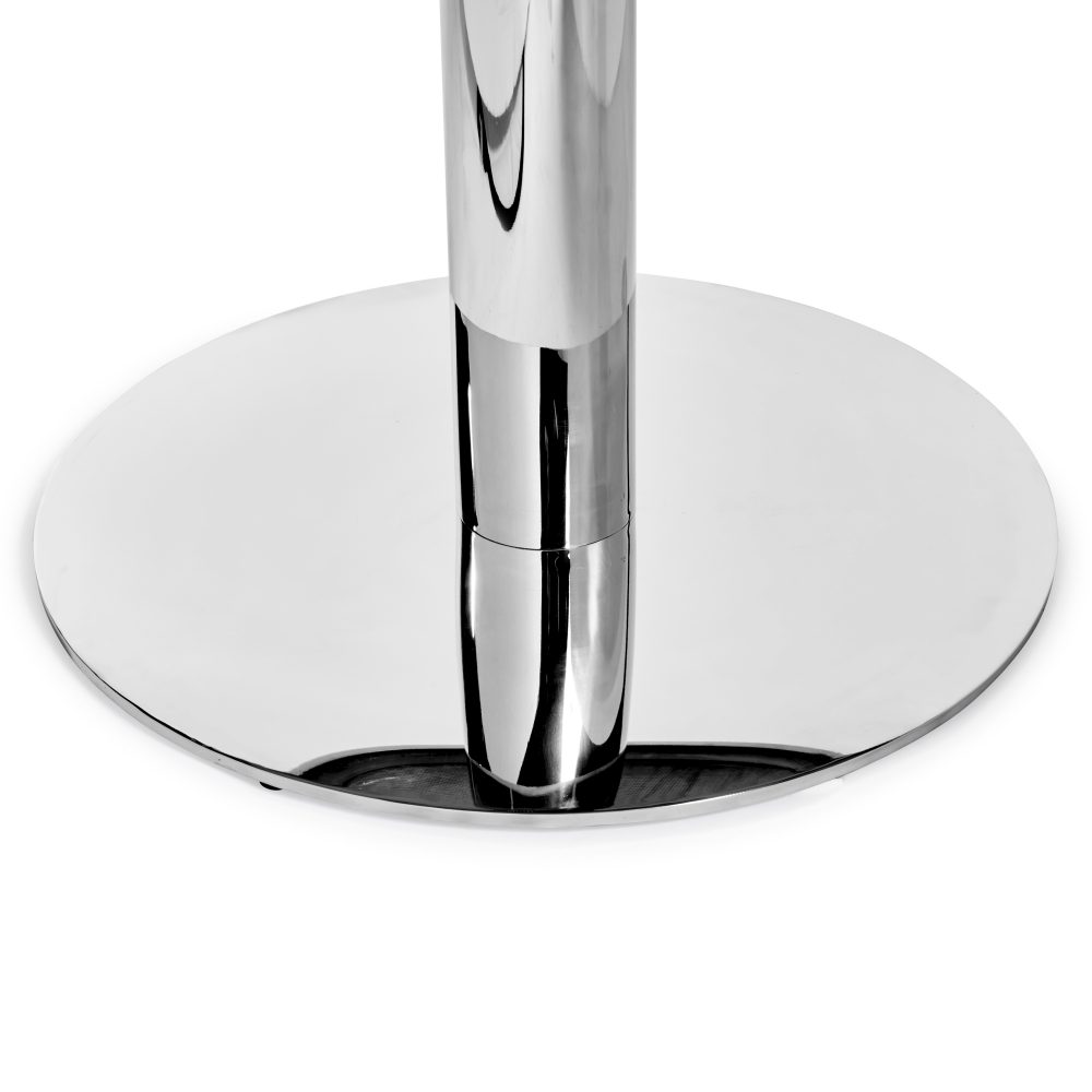 Small Louis 1.06m Round Dining Table - Grey Marble - Image 3