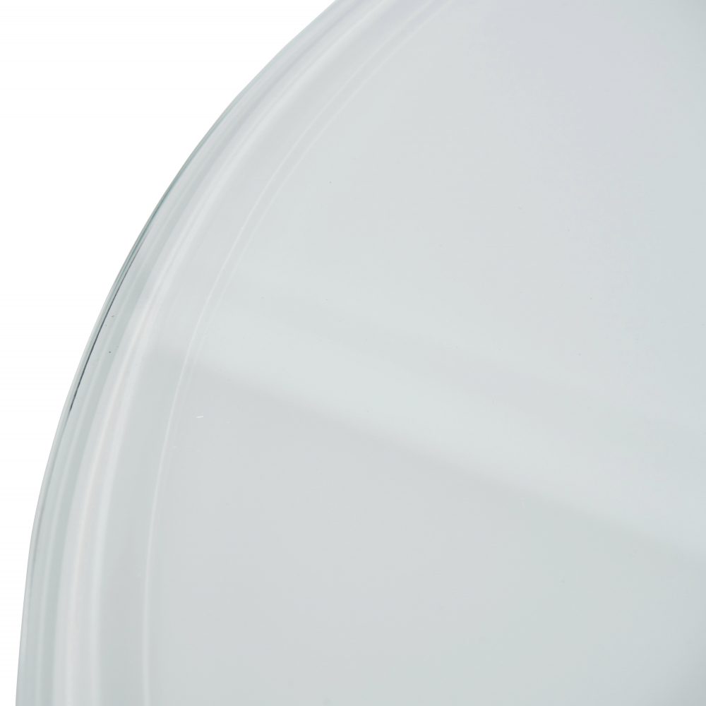 Small Louis 1.06m Round Dining Table - White Glass - Image 5