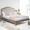Eloise Limed Ash Upholstered Low Foot Board Bed - Double Size - Image 2