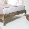 Eloise Limed Ash Upholstered Low Foot Board Bed - Double Size - Image 5