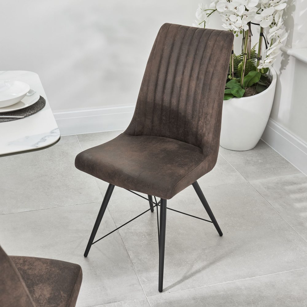 Hudson Faux Leather Dining Chair - Image 5