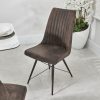 Hudson Faux Leather Dining Chair - Image 5