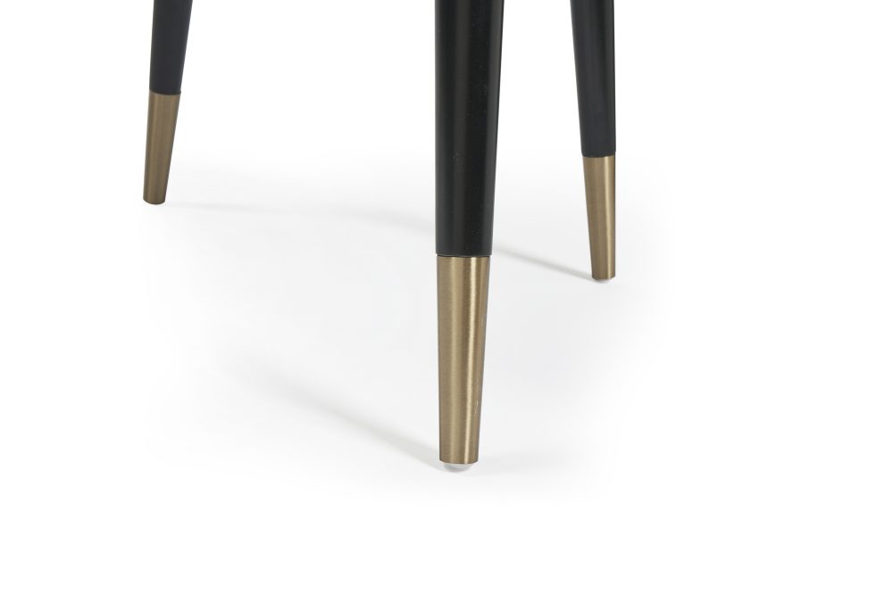 Isla Boucle Dining Chair with Gold Tipped Feet - Image 13
