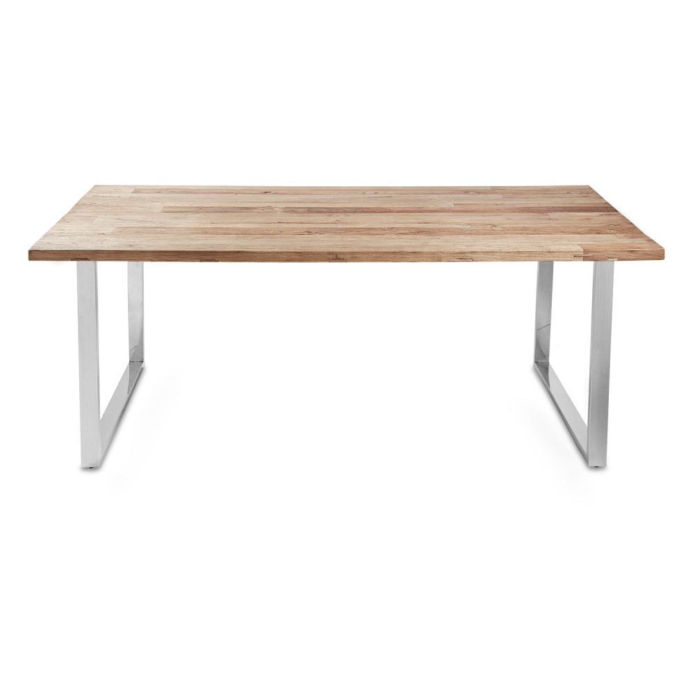 2m Aspen Reclaimed Elm Dining Table - Image 3