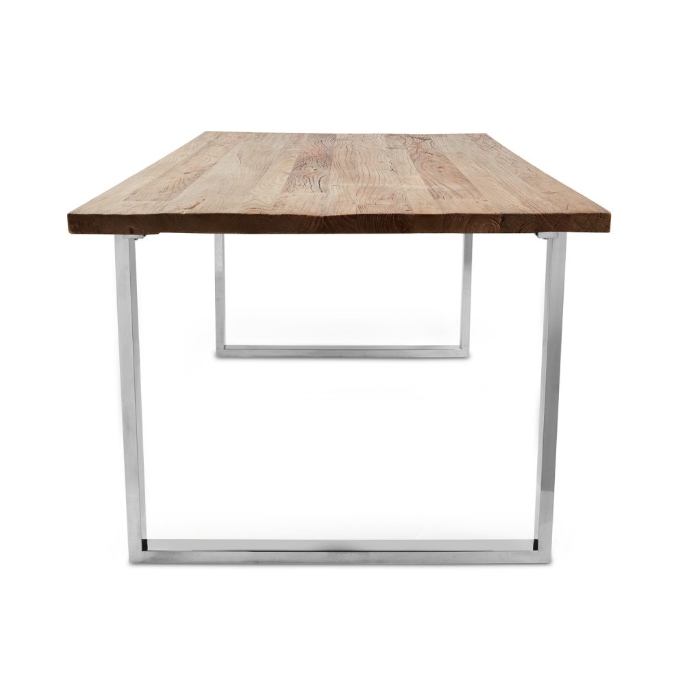 2m Aspen Reclaimed Elm Dining Table - Image 5