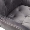 Seattle Swivel Grey Velvet Gas Lift Bar Stool - Image 15