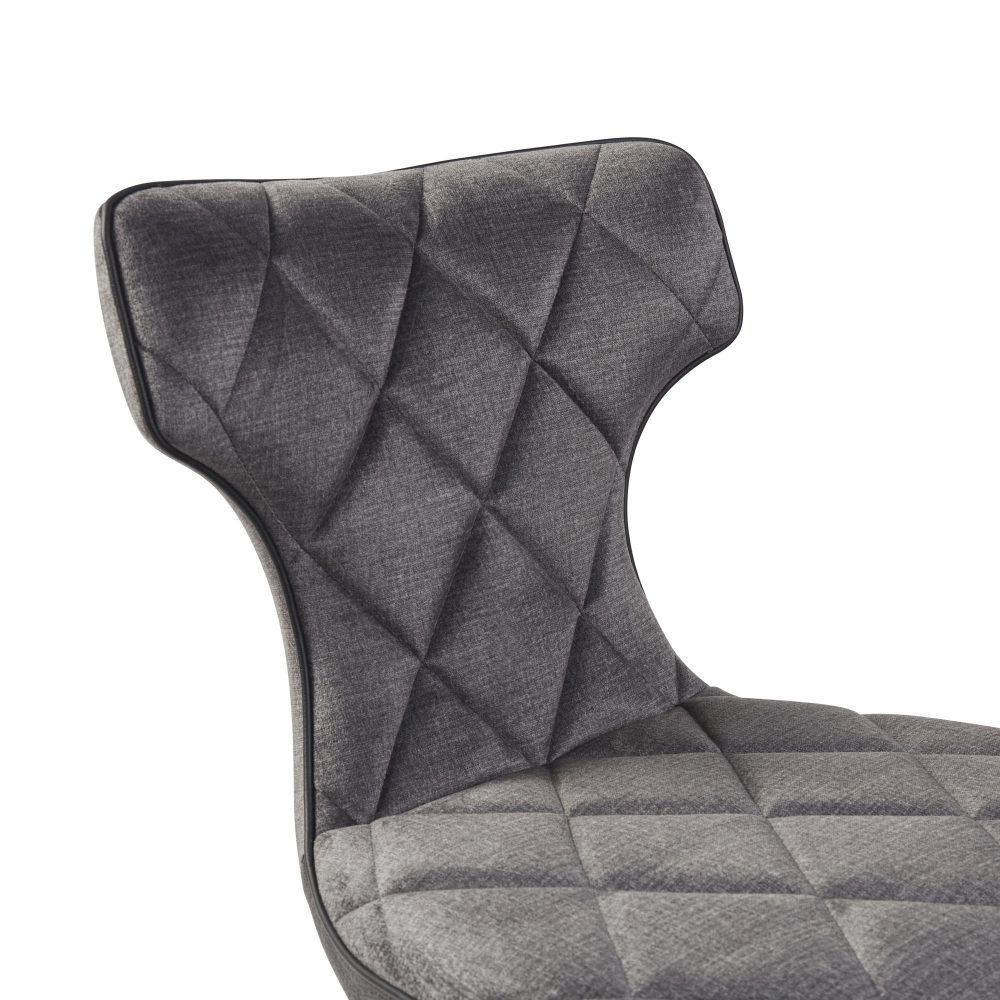Phoenix Upholstered Grey Counter Stool - Image 11
