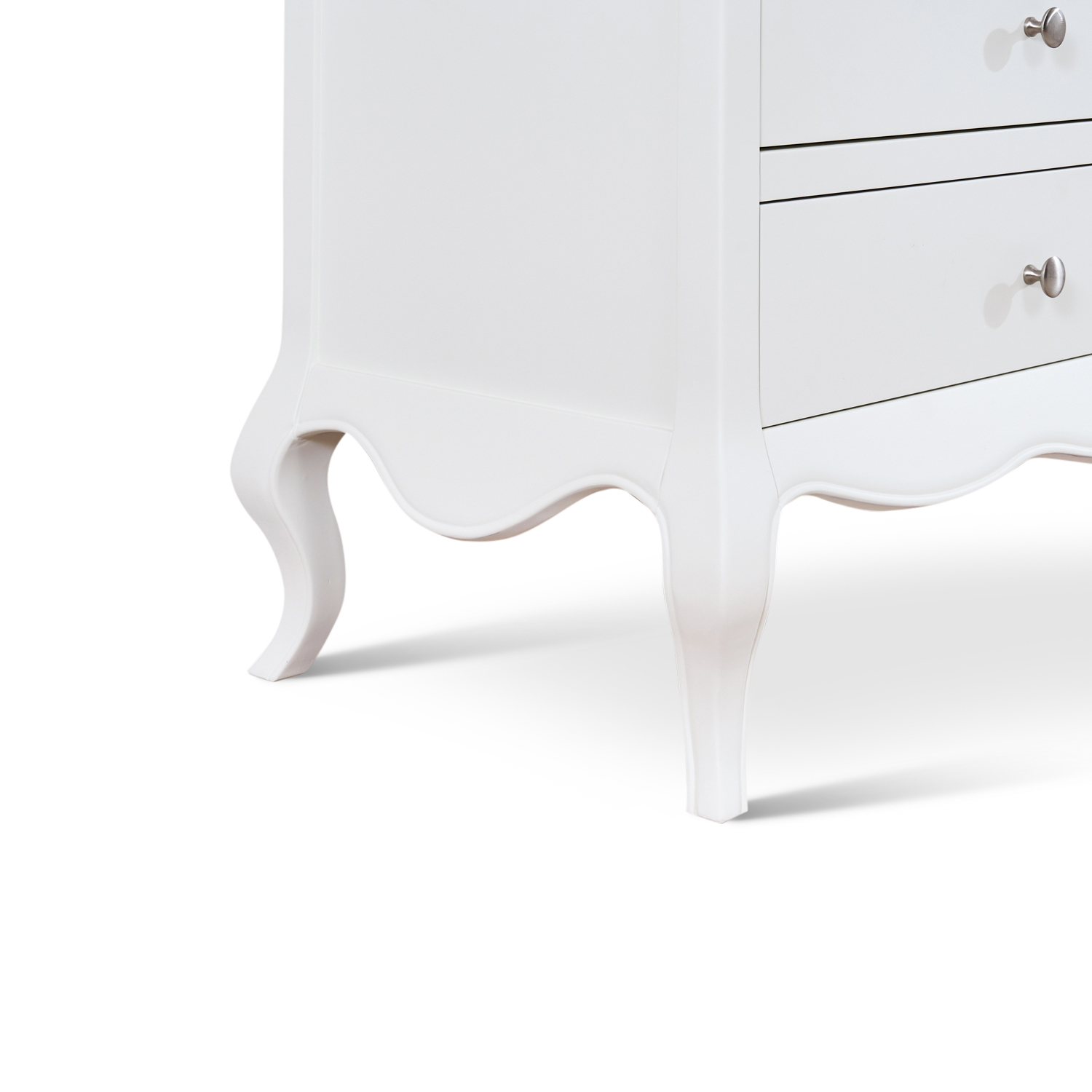 Lille French Chalk White 6 Drawer Wide Chest - Image 4
