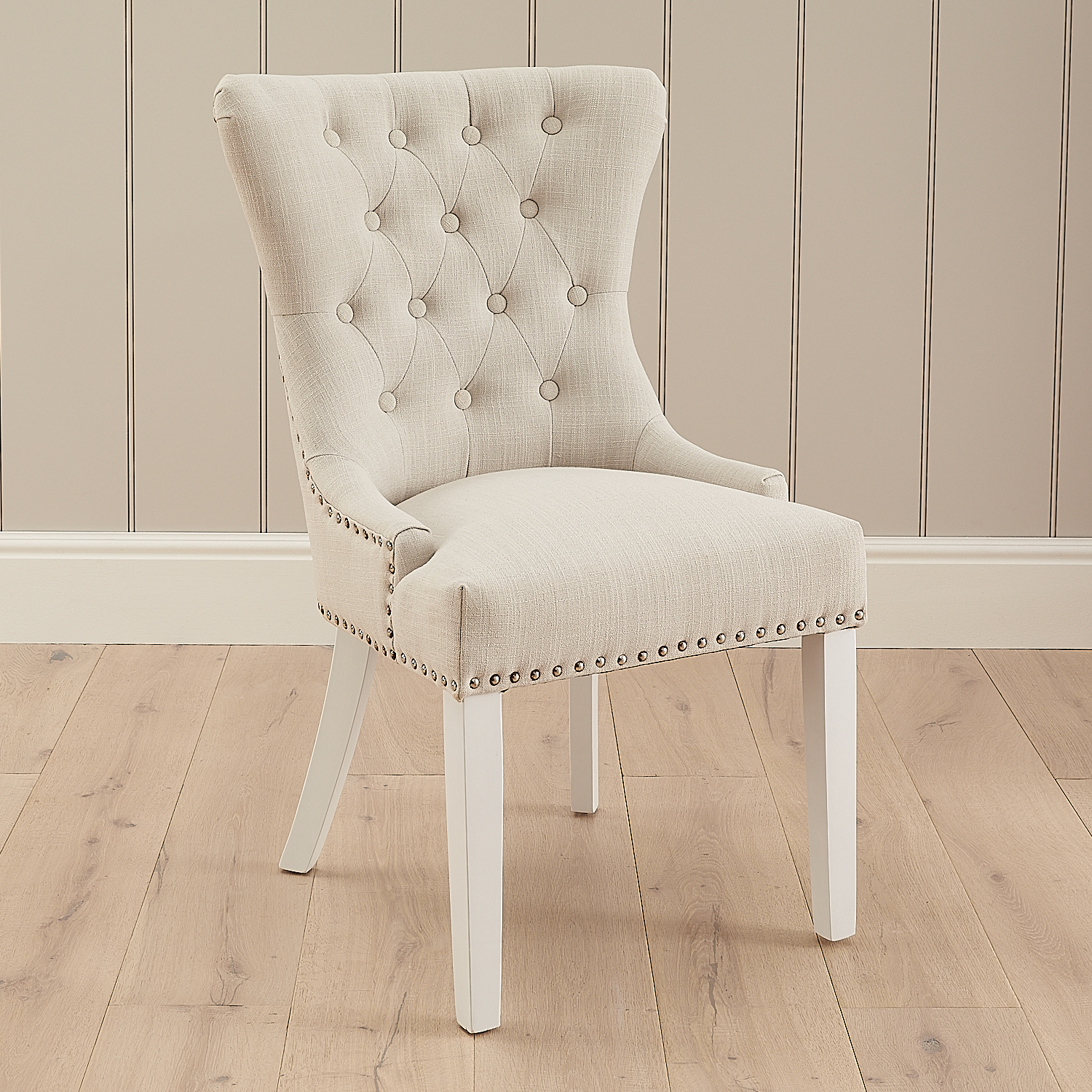 Knightsbridge Linen Wing Back Dining Chair – Second