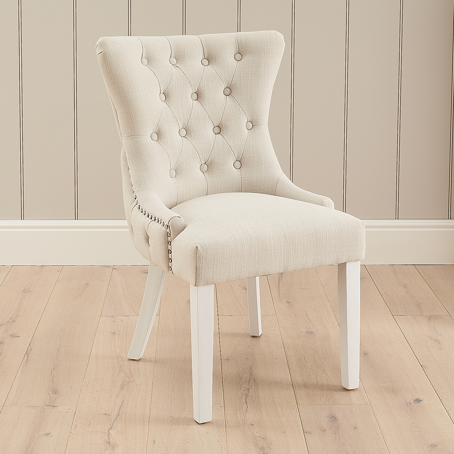 Knightsbridge Linen Wing Back Dining Chair – Second