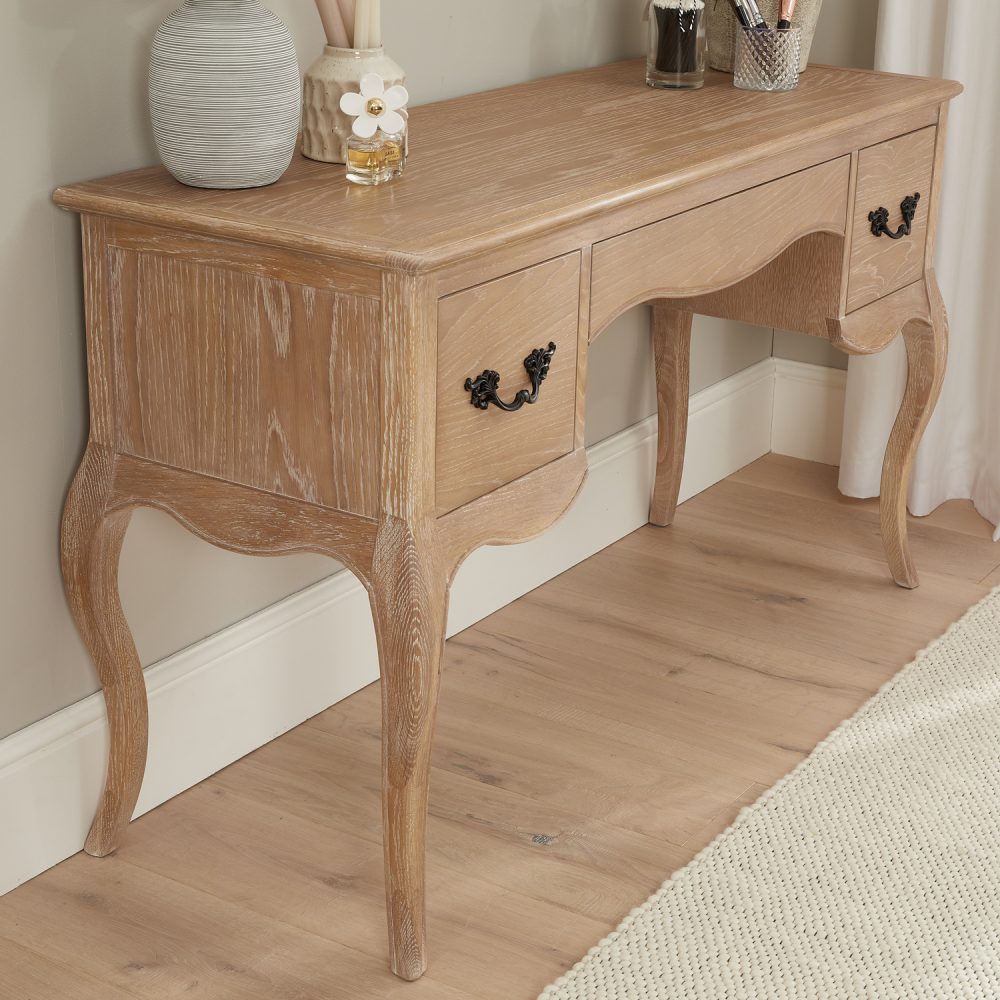 Lille French Limed Oak Dressing Table Set - Image 5