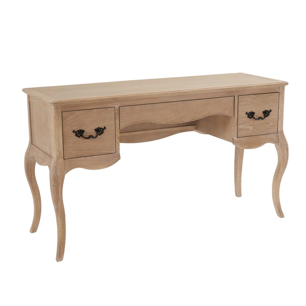 Lille French Limed Oak Dressing Table Set - Image 12