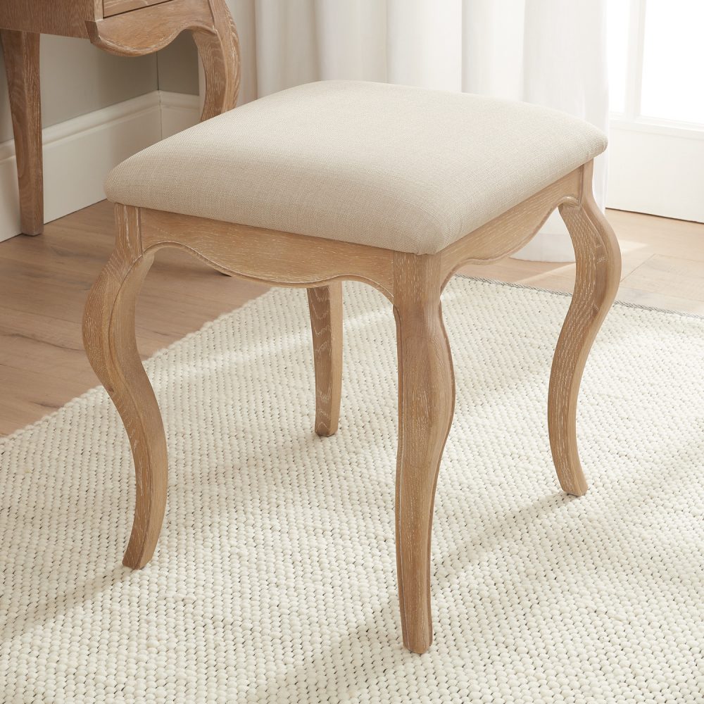 Lille French Limed Oak Dressing Table Set - Image 8