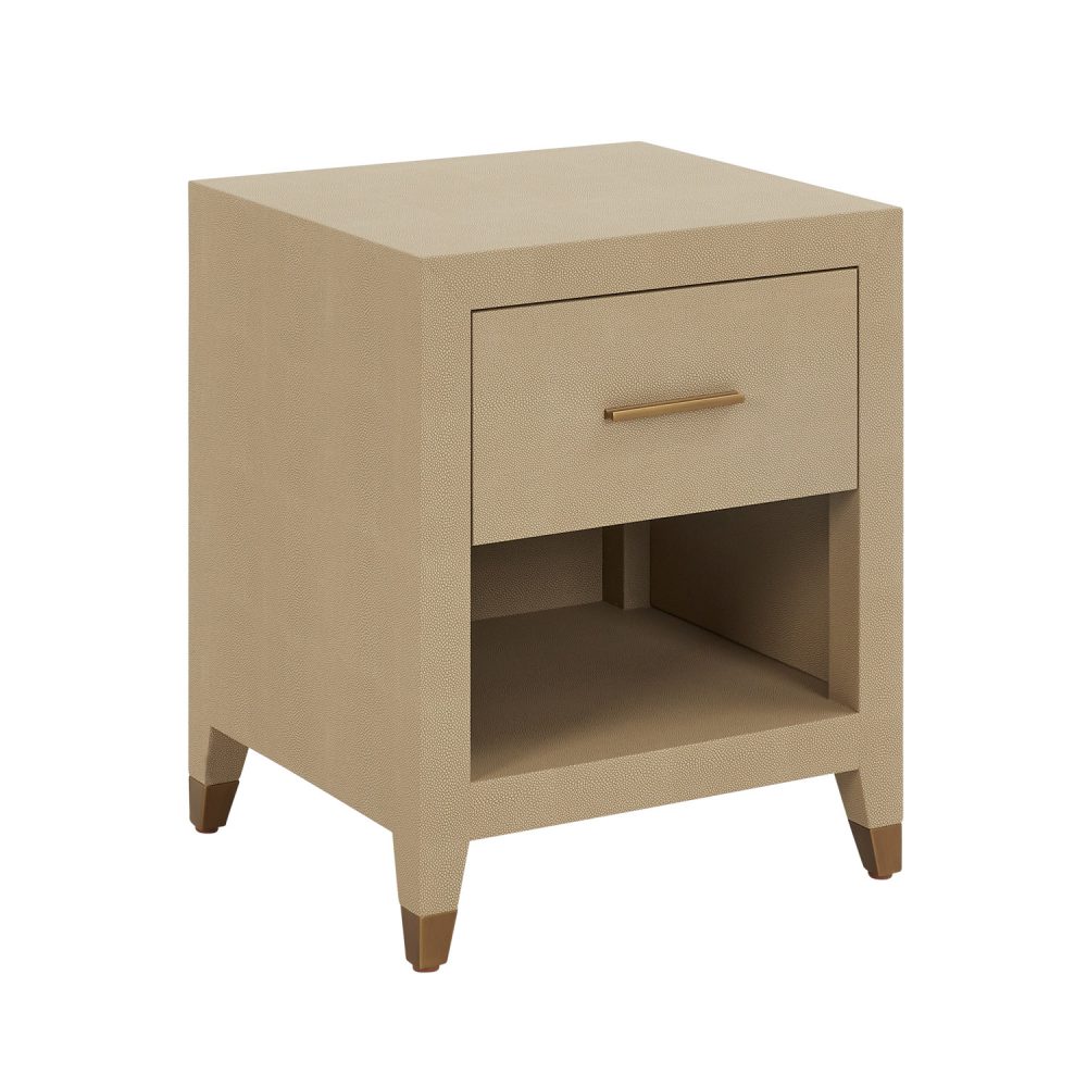 Richmond Shagreen One Drawer Lamp Table - Image 6