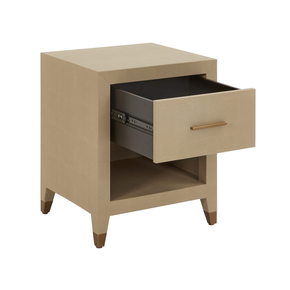 Richmond Shagreen One Drawer Lamp Table - Image 7