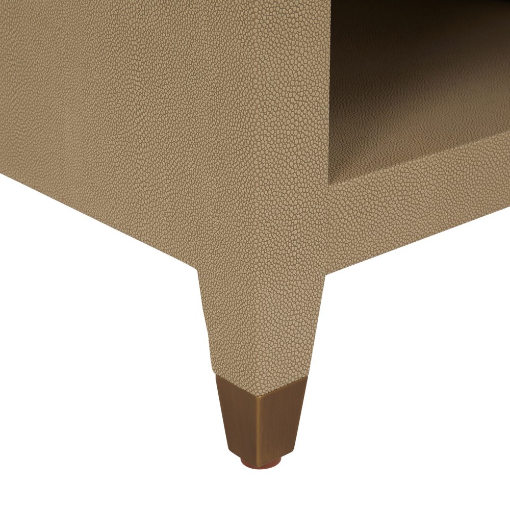 Richmond Shagreen One Drawer Lamp Table - Image 10