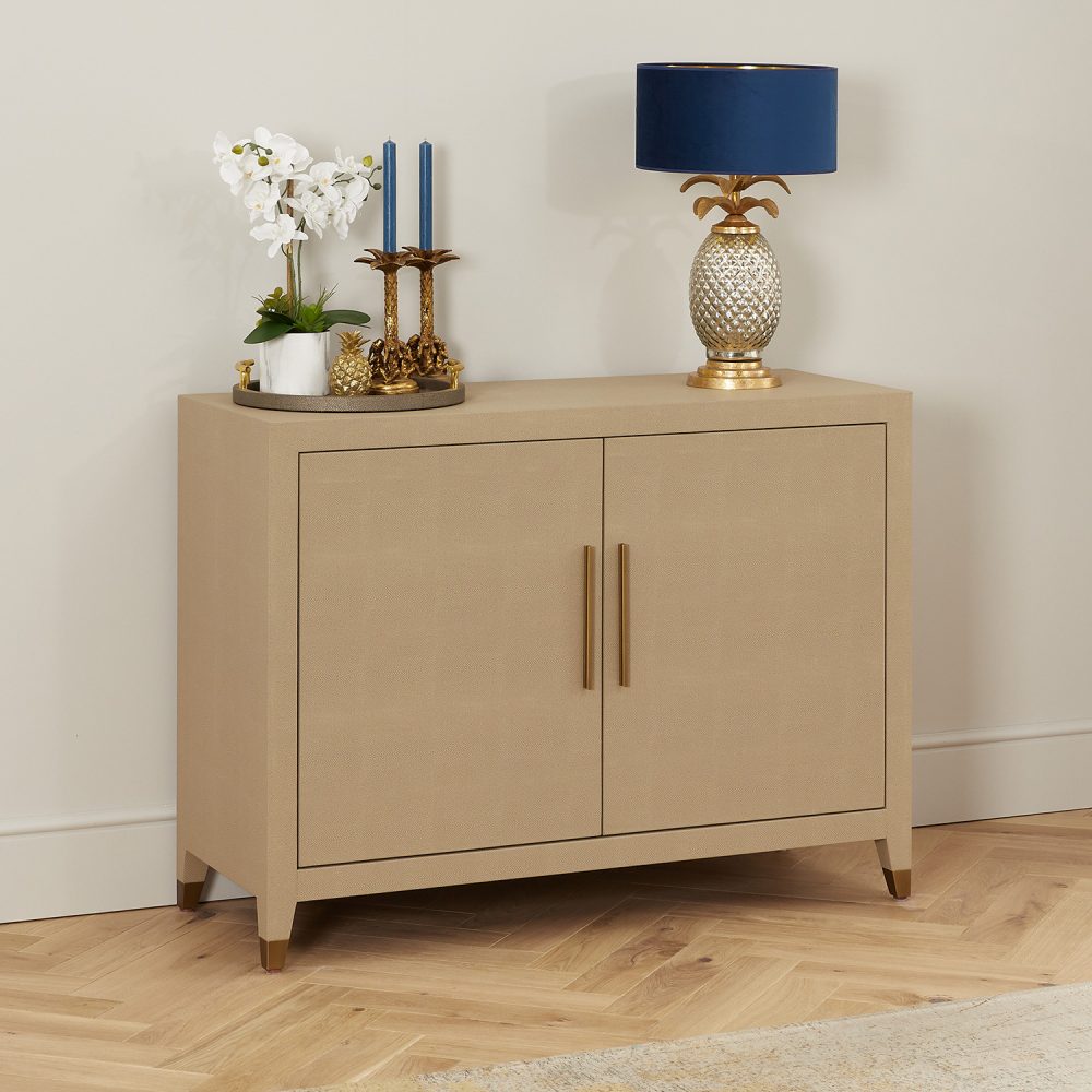 Richmond Shagreen Two Door Sideboard - Image 3