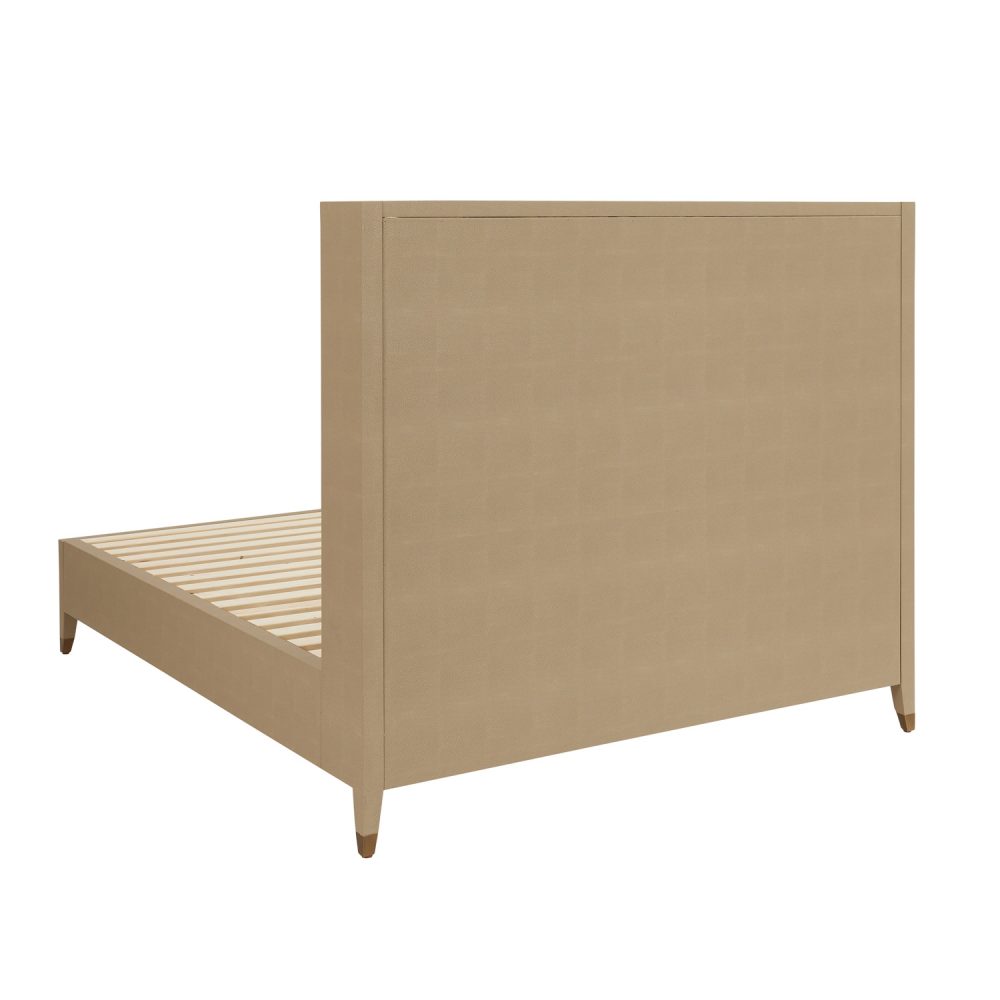 Richmond Shagreen King Size Winged Back Bed - Image 10