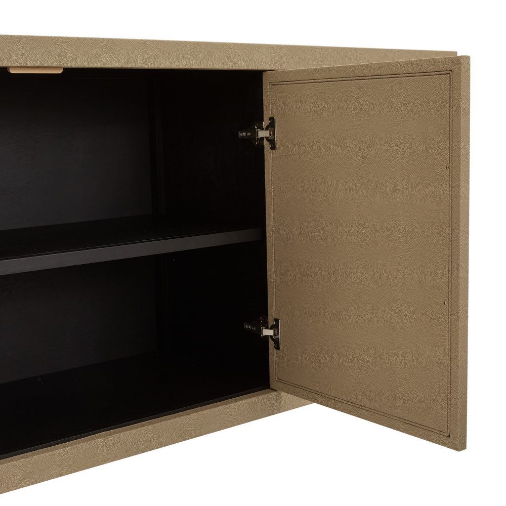 Richmond Large Shagreen Three Door Sideboard - Image 11