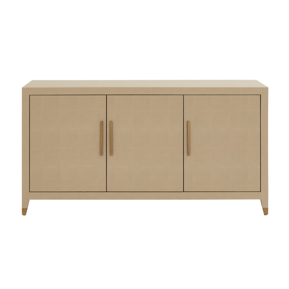 Richmond Large Shagreen Three Door Sideboard - Image 13
