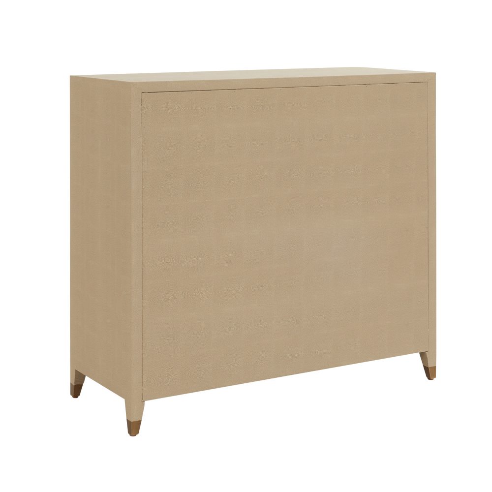 Richmond Shagreen Five Drawer Large Chest - Image 7